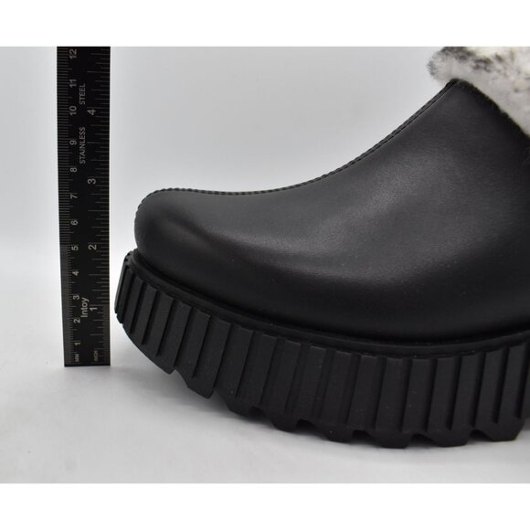 Sorel Womens Size 9 ONA AVE Black Sea Salt Leather Slip On Mules Clogs Shoes - Picture 8 of 13